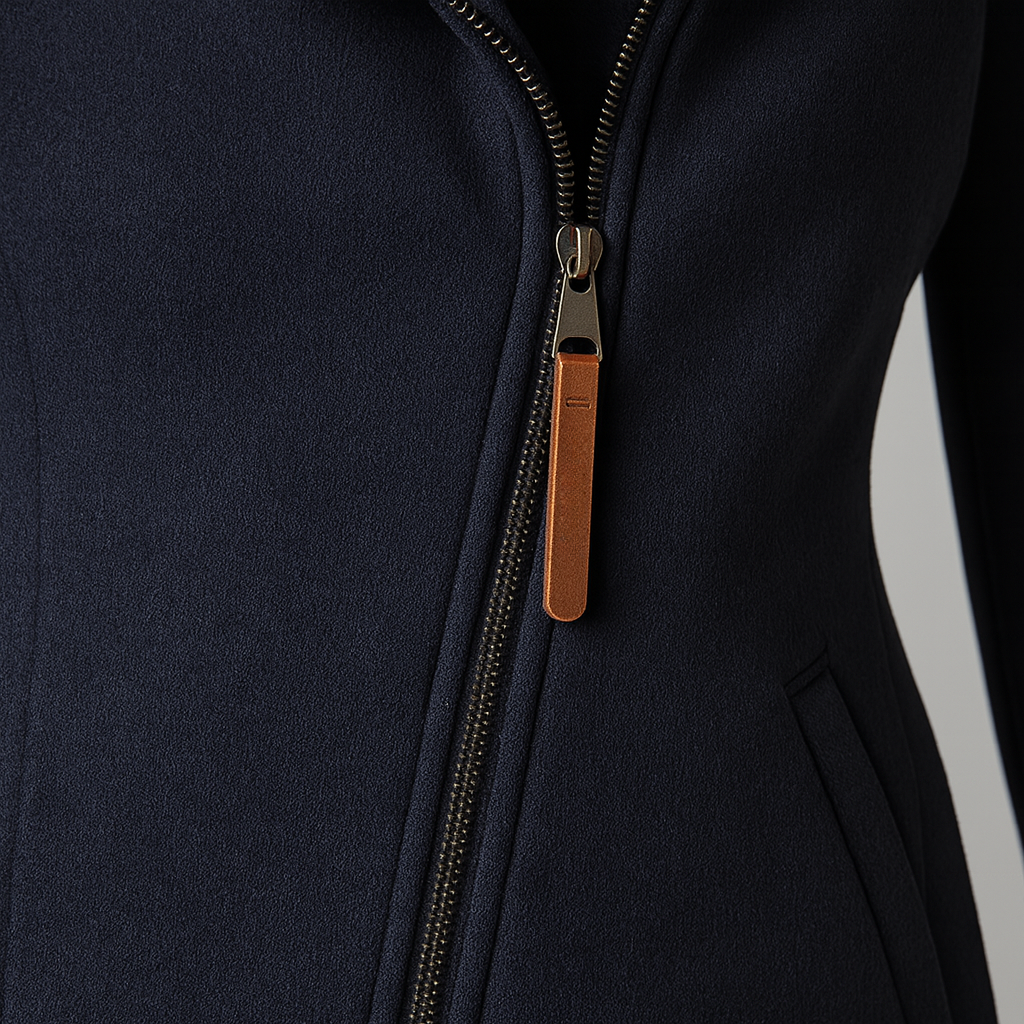 Eleonora | Vinterjakke med asymmetrisk lynlås