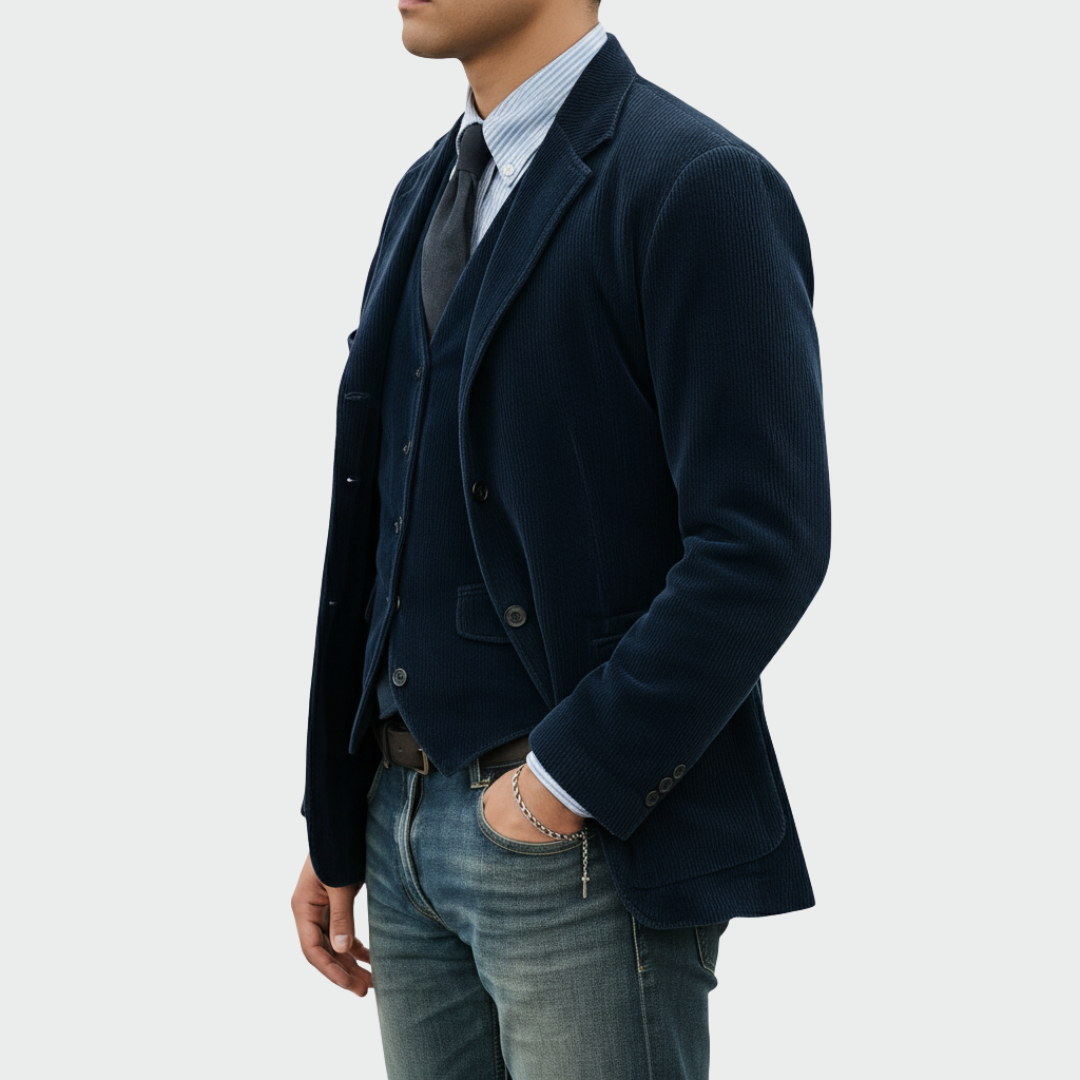 Manuel | Elegant blazer- og vestesæt